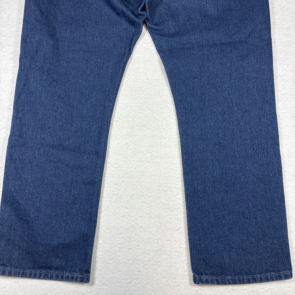 Wrangler 47 MWZ Blue Jeans Mens Size 44 x 32 Regular Fit Straight Leg Western